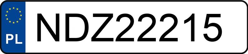Numer rejestracyjny NDZ 22215 posiada  320 - NDZ22215
