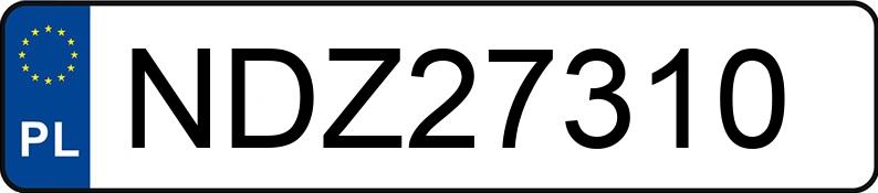 Numer rejestracyjny NDZ 27310 posiada MERCEDES-BENZ 300 SE - NDZ27310