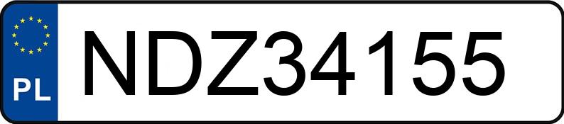 Numer rejestracyjny NDZ 34155 posiada OPEL ASTRA - NDZ34155