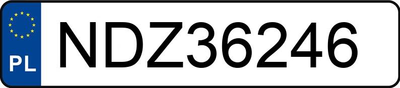 Numer rejestracyjny NDZ 36246 posiada VOLVO/MOLCIK FM/MH - NDZ36246