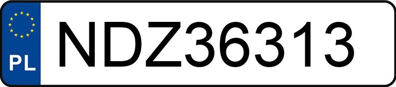 Numer rejestracyjny NDZ 36313 posiada AUDI A4 - NDZ36313 Numer rejestracyjny NDZ 36313 posiada AUDI A4 - NDZ36313