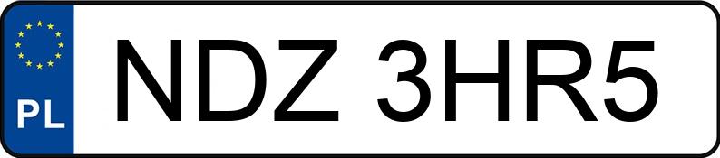 Numer rejestracyjny NDZ 3HR5 posiada DERBI Motorowery Senda SM DRD X-Treme - NDZ3HR5