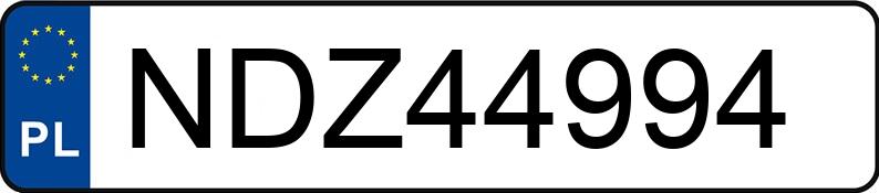 Numer rejestracyjny NDZ 44994 posiada VOLKSWAGEN Golf V 1.4 MR`03 E4 Comfortline - NDZ44994 Numer rejestracyjny NDZ 44994 posiada VOLKSWAGEN Golf V 1.4 MR`03 E4 Comfortline - NDZ44994