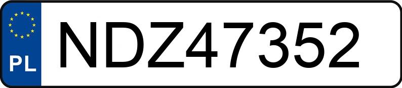 Numer rejestracyjny NDZ 47352 posiada MERCEDES-BENZ 219 - NDZ47352