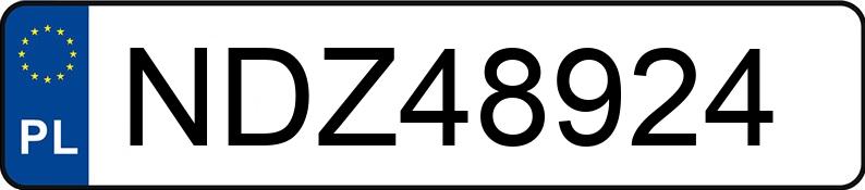 Numer rejestracyjny NDZ 48924 posiada AUDI A3 - NDZ48924 Numer rejestracyjny NDZ 48924 posiada AUDI A3 - NDZ48924