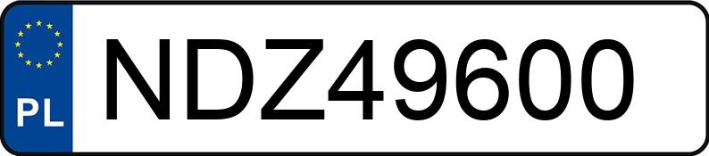 Numer rejestracyjny NDZ 49600 posiada PEUGEOT 208 - NDZ49600 Numer rejestracyjny NDZ 49600 posiada PEUGEOT 208 - NDZ49600