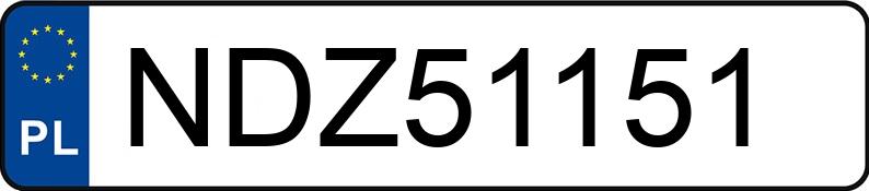Numer rejestracyjny NDZ 51151 posiada SKODA FABIA - NDZ51151 Numer rejestracyjny NDZ 51151 posiada SKODA FABIA - NDZ51151