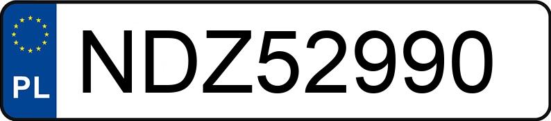 Numer rejestracyjny NDZ 52990 posiada BMW 316 Touring Diesel MR`16 E6 F31 316 Touring Diesel MR`16 E6 F31 - NDZ52990