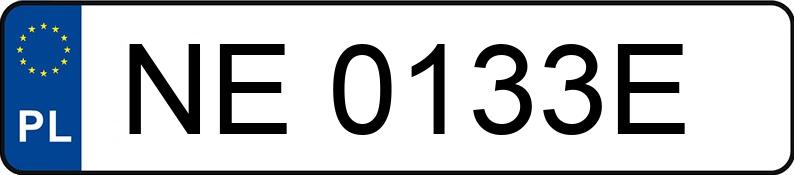 Numer rejestracyjny NE 0133E posiada MAZDA 6 - 1.8 MR`02 E3 Sport Comfort - NE0133E