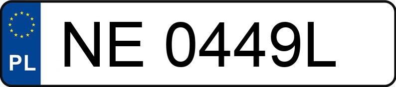 Numer rejestracyjny NE 0449L posiada HYUNDAI TUCSON - NE0449L