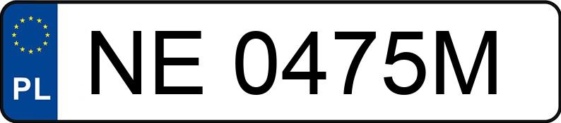 Numer rejestracyjny NE 0475M posiada CUPRA CUPRA LEON - NE0475M