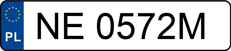 Numer rejestracyjny NE 0572M posiada JEEP COMPASS - NE0572M