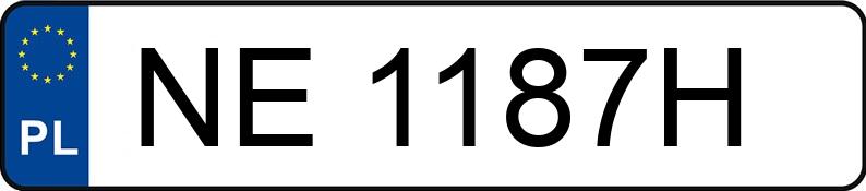 Numer rejestracyjny NE 1187H posiada VOLKSWAGEN Golf IV 1.6 MR`97 Comfortline - NE1187H