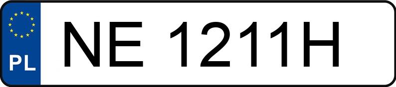 Numer rejestracyjny NE 1211H posiada SUZUKI SWIFT - NE1211H