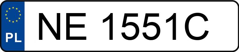 Numer rejestracyjny NE 1551C posiada MERCEDES-BENZ A 170 CDI - NE1551C