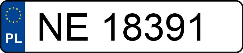 Numer rejestracyjny NE 18391 posiada SKODA OCTAVIA - NE18391