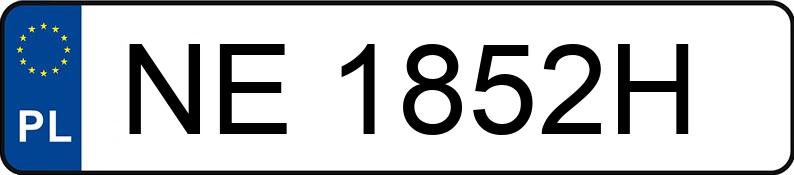 Numer rejestracyjny NE 1852H posiada MERCEDES-BENZ SPRINTER - NE1852H