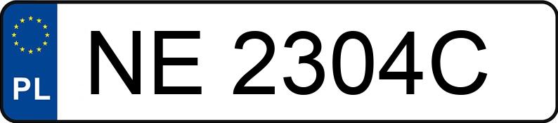 Numer rejestracyjny NE 2304C posiada VOLVO V50 1.6 D MR`08 E4 V50 1.6 D MR`08 E4 - NE2304C