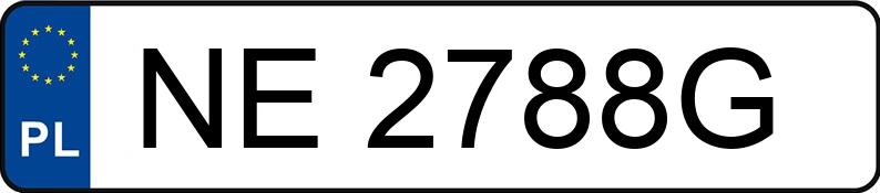 Numer rejestracyjny NE 2788G posiada VOLKSWAGEN PASSAT CC - NE2788G