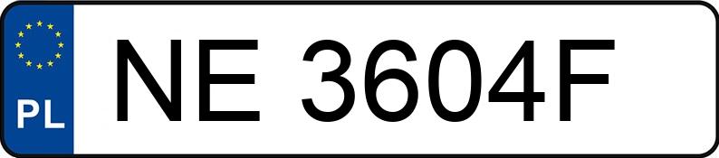 Numer rejestracyjny NE 3604F posiada SKODA FABIA - NE3604F Numer rejestracyjny NE 3604F posiada SKODA FABIA - NE3604F