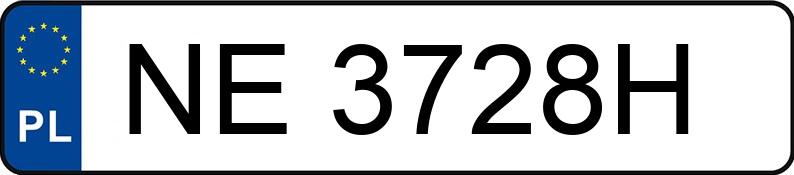 Numer rejestracyjny NE 3728H posiada VOLKSWAGEN PHAETON - NE3728H