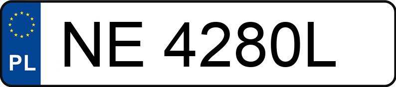 Numer rejestracyjny NE 4280L posiada KIA SPORTAGE - NE4280L