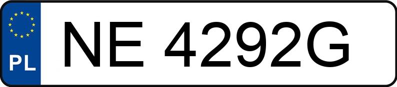 Numer rejestracyjny NE 4292G posiada PEUGEOT 207 - NE4292G Numer rejestracyjny NE 4292G posiada PEUGEOT 207 - NE4292G