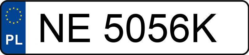 Numer rejestracyjny NE 5056K posiada AUDI A4 AVANT - NE5056K