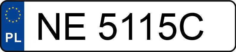 Numer rejestracyjny NE 5115C posiada AUDI A4 - NE5115C
