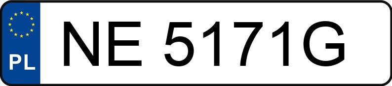 Numer rejestracyjny NE 5171G posiada TOYOTA Auris Diesel MR`13 E5 - NE5171G Numer rejestracyjny NE 5171G posiada TOYOTA Auris Diesel MR`13 E5 - NE5171G