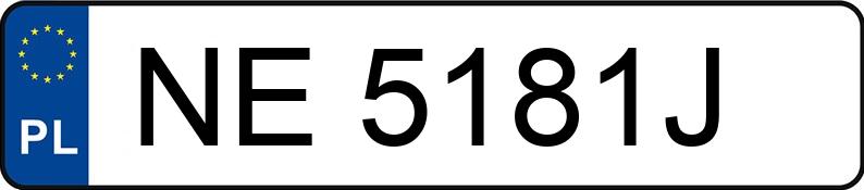 Numer rejestracyjny NE 5181J posiada KIA SORENTO 2.5 CRDI - NE5181J