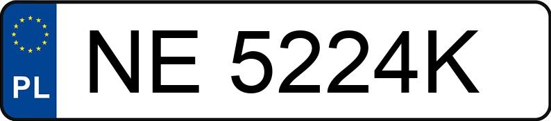 Numer rejestracyjny NE 5224K posiada VOLKSWAGEN PASSAT - NE5224K