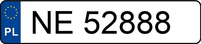 Numer rejestracyjny NE 52888 posiada RENAULT CLIO 1.2 - NE52888