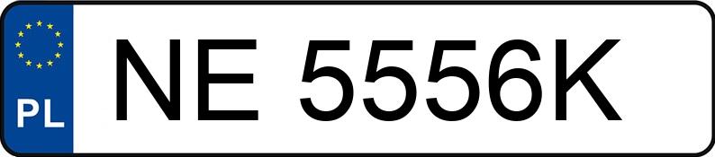 Numer rejestracyjny NE 5556K posiada TOYOTA C-HR - NE5556K