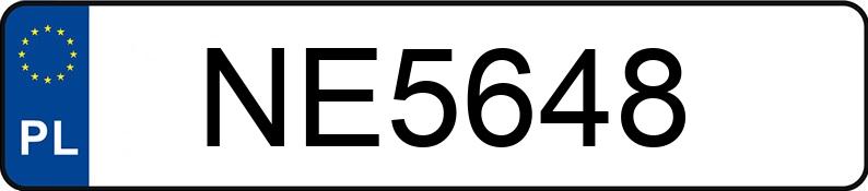 Numer rejestracyjny NE 5648 posiada YINGANG  FLY 50 - NE5648
