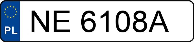 Numer rejestracyjny NE 6108A posiada FORD FIESTA - NE6108A Numer rejestracyjny NE 6108A posiada FORD FIESTA - NE6108A