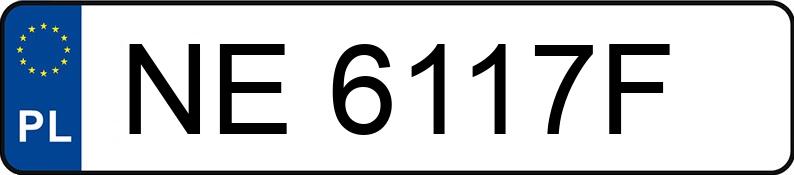 Numer rejestracyjny NE 6117F posiada BMW 740D - NE6117F