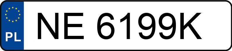 Numer rejestracyjny NE 6199K posiada AUDI Q7 - NE6199K