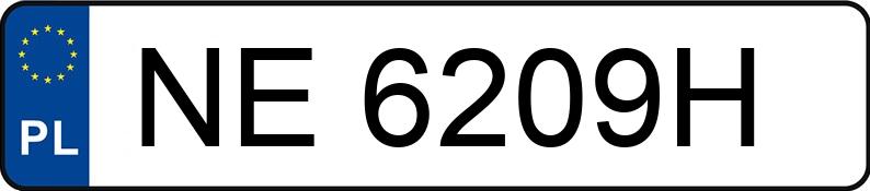 Numer rejestracyjny NE 6209H posiada MERCEDES-BENZ 190 E - NE6209H