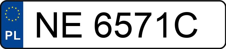 Numer rejestracyjny NE 6571C posiada VOLKSWAGEN PASSAT - NE6571C