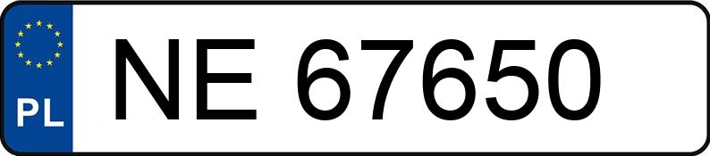 Numer rejestracyjny NE 67650 posiada SCANIA R 143/450 E1 25.0t R143 MK 6x2 450 - NE67650