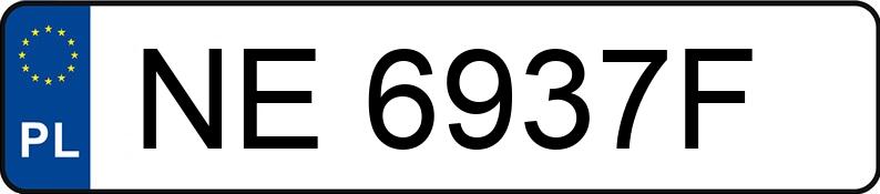 Numer rejestracyjny NE 6937F posiada BMW 530 Diesel MR`03 E3 E60 530 Diesel MR`03 E3 E60 - NE6937F