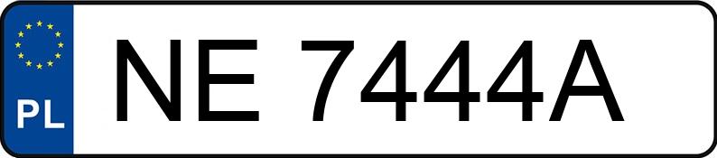 Numer rejestracyjny NE 7444A posiada VOLKSWAGEN GOLF 1.4 KAT - NE7444A Numer rejestracyjny NE 7444A posiada VOLKSWAGEN GOLF 1.4 KAT - NE7444A