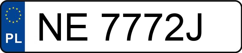 Numer rejestracyjny NE 7772J posiada RENAULT CAPTUR - NE7772J