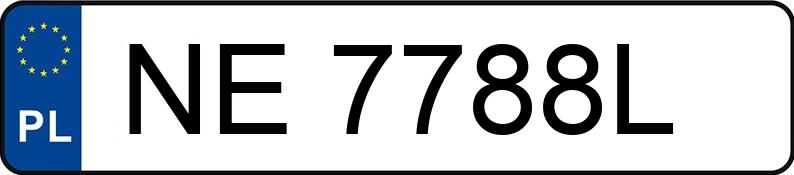 Numer rejestracyjny NE 7788L posiada BMW M 3 3.0 MR`22 E6d/e G80 xDrive Competition Step - NE7788L