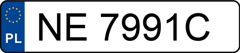Numer rejestracyjny NE 7991C posiada CHRYSLER TOWN AND COUNTRY - NE7991C