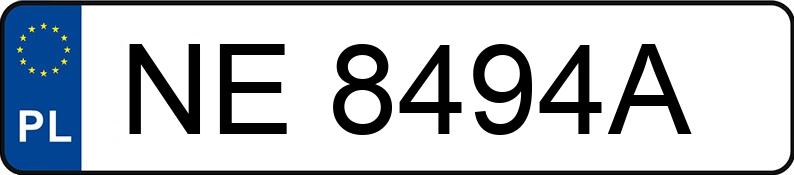 Numer rejestracyjny NE 8494A posiada KIA Cee d 1.6 CRDi MR`10 E5 Comfort - NE8494A