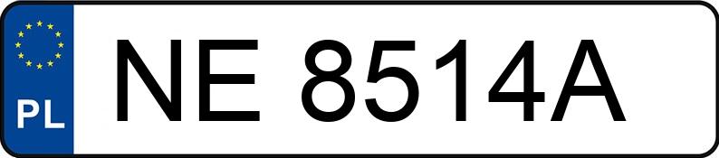 Numer rejestracyjny NE 8514A posiada CITROEN C3 1.1 MR`02 E3 SX - NE8514A