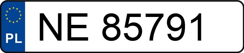 Numer rejestracyjny NE 85791 posiada VOLKSWAGEN Sharan 1.9 TDI MR`95 E2 Comfortline Aut. - NE85791