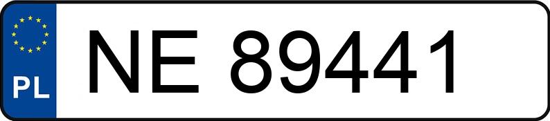 Numer rejestracyjny NE 89441 posiada PORSCHE Panamera MR`09 E4 Turbo Aut. - NE89441